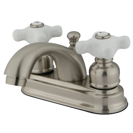 Kingston Brass 4" Centerset Bathroom Faucet, Brushed Nickel KB3608PX
